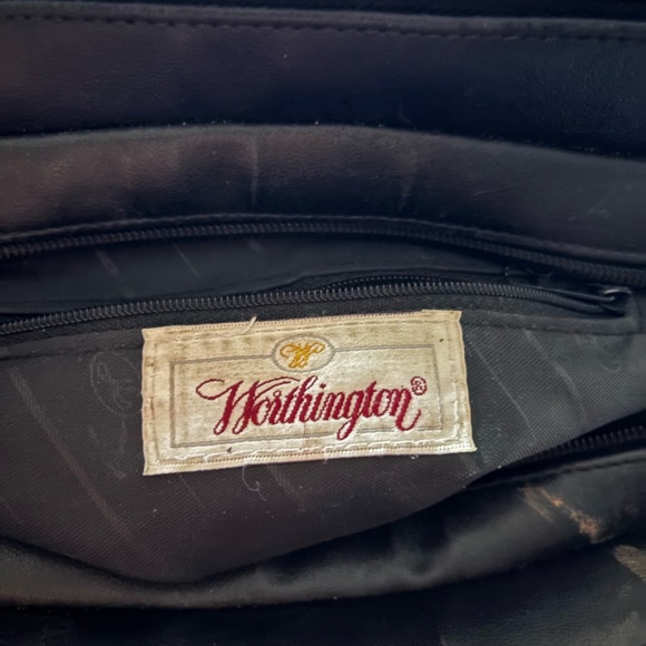 Worthington Black Double-Strap Shoulder Bag - Picture 3 of 3